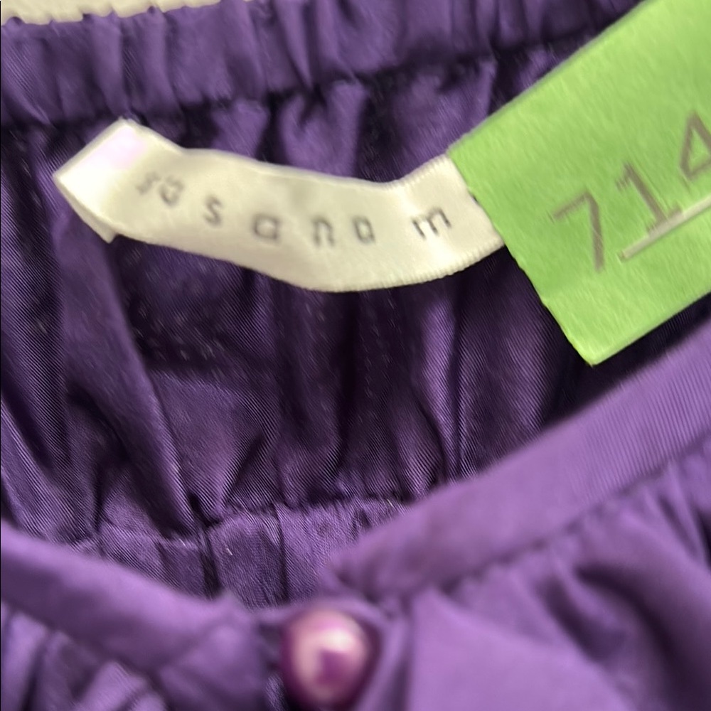 Purple Ruffle Dress - Picture 5 of 6